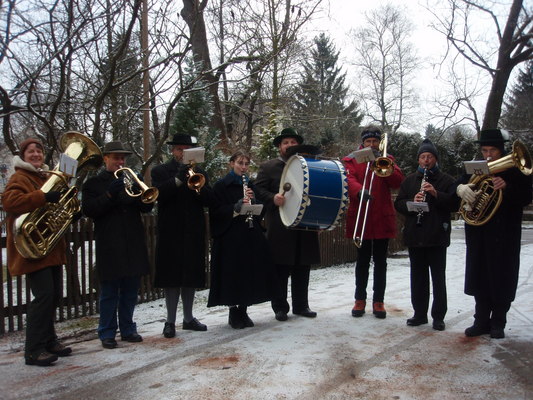 Komplette Musikgruppe